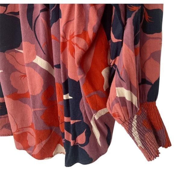 Terra & Sky Colorful Top Blouse 2X - Picture 2 of 3